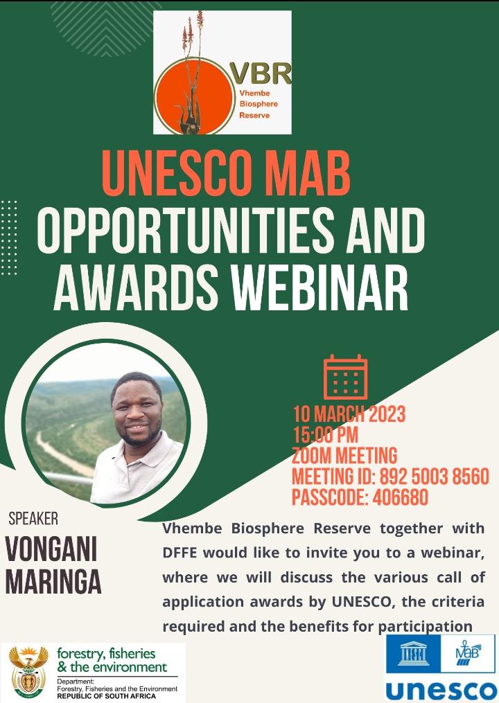 Helooo! Its happening this friday! Join us on our first webinar in 2023 where will be talking about UNESCO MAB Opportunities with our amazing speaker. You don't want to miss this.

Set a reminder and don't forget to like and share

@UNESCO_MAB 
#itsaboutlife
#VBRYN
#VBRNdihayani