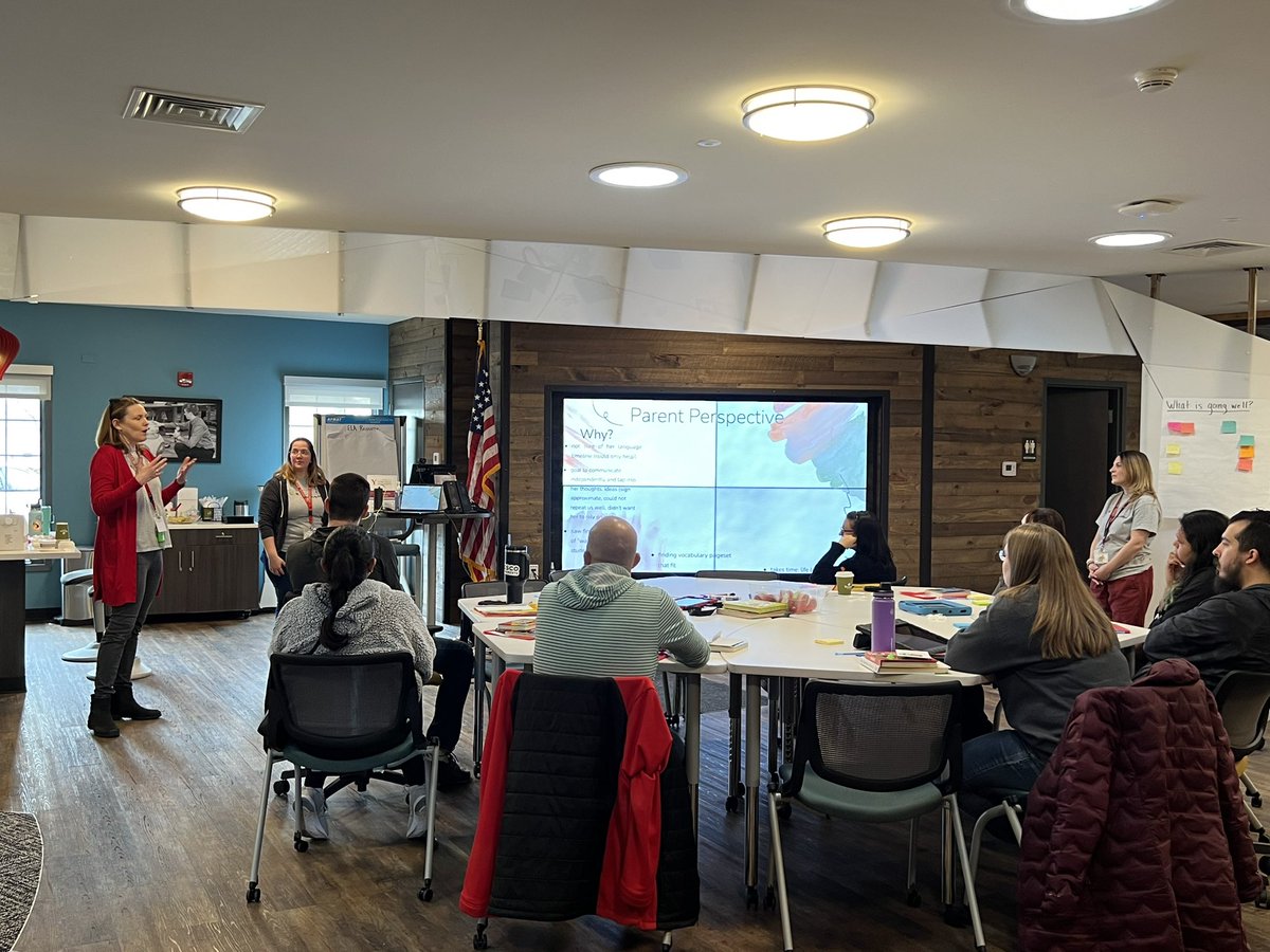 To say my smile is big, would be an understatement! This group of amazing <a href="/Yorkville115/">Yorkville Community Unit School District 115</a> staff hosting a parent #aac training is what <a href="/Y115StudentServ/">Y115 Student Service</a> is all about! <a href="/melinda_lasky/">Melinda Lasky</a>