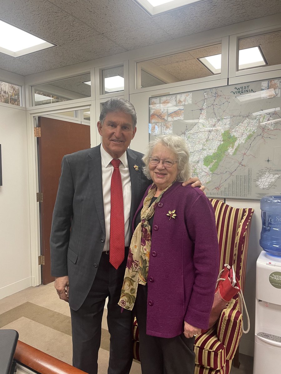 ESC and Judy meeting with Senator Manchin and staff about the Endangered Species Act and ESA@50! Great meeting! TY ⁦<a href="/Sen_JoeManchin/">Senator Joe Manchin</a>⁩ ⁦<a href="/endangered/">Endangered Species Coalition</a>⁩ ⁦<a href="/SaveBlackwater/">Friends of Blackwater</a>⁩