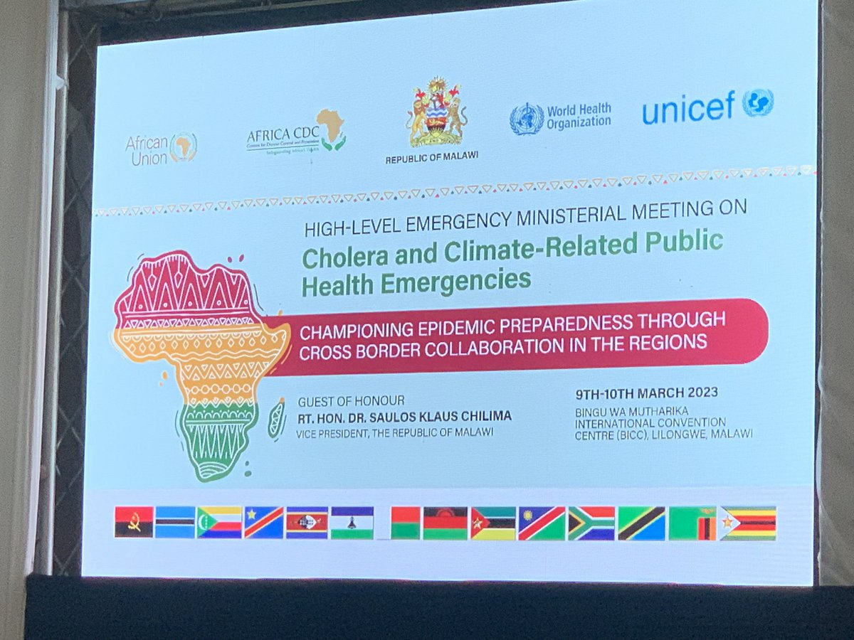I was honored to present @Unicef’s #WASH guidance to inform countries Action plans to eliminate Cholera at high-level Ministerial meeting on cholera epidemic and climate change related public health Emergencies 
#ENDCholera
@MalawiUNICEF