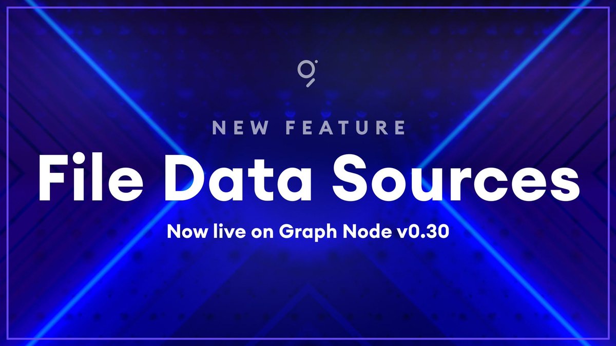 graphprotocol's tweet image. NFT devs rejoice! A highly-requested feature is here to supercharge your dapp: File Data Sources ⚡

This feature enables you to seamlessly fetch &amp;amp; filter NFTs by their metadata ✨

Here’s why this feature is a game changer for NFTs ⏬