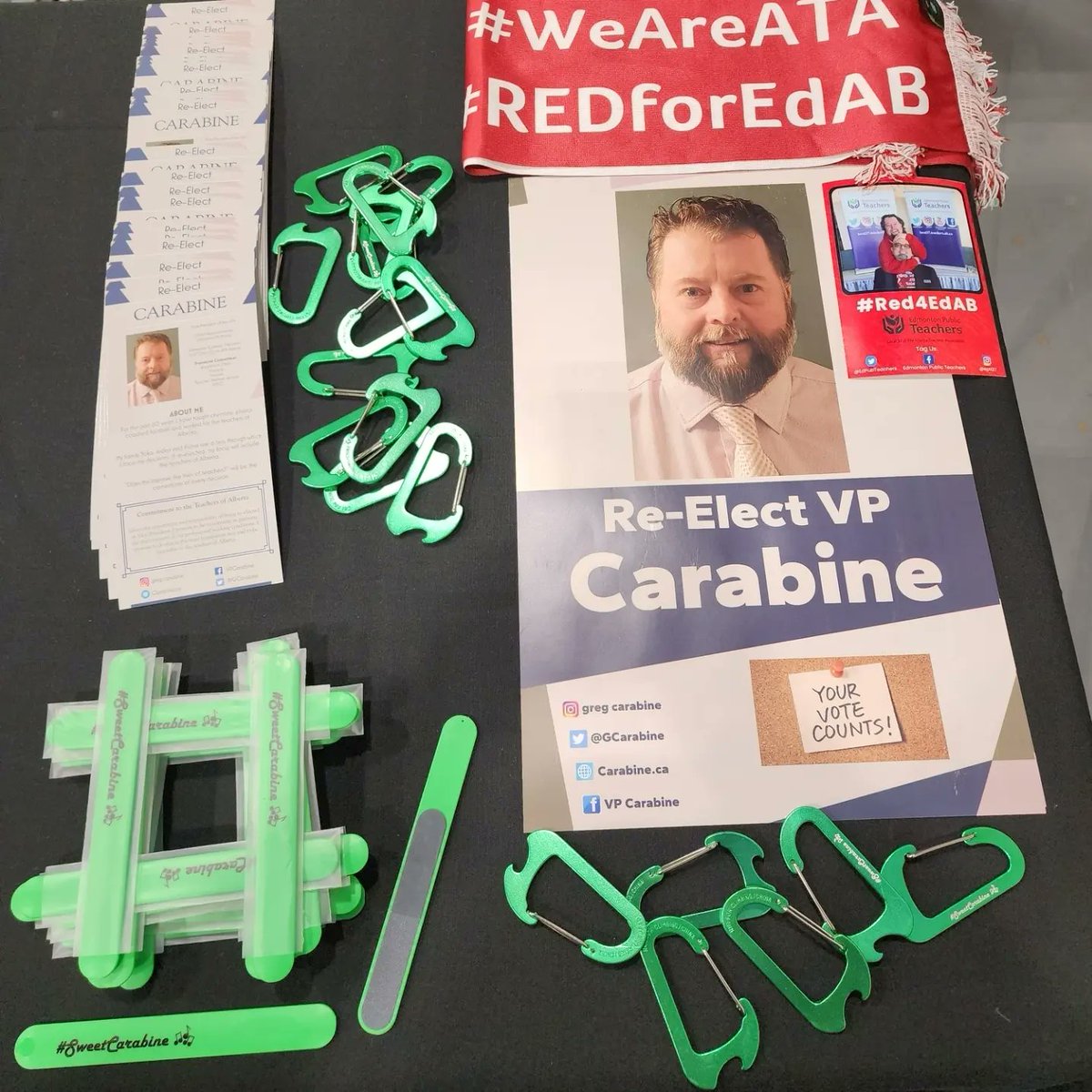 GCarabine's tweet photo. Good morning Mighy Peace teachers!
#MPTC2023
Drop by the #PECElection booth for some #PracticalPropaganda and ask a question or two.
#SweetCarabine https://t.co/OYAWyTJ1ZK