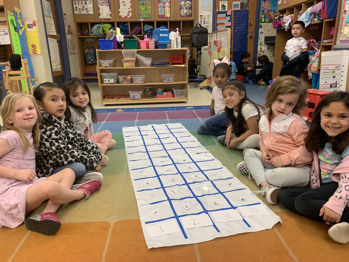 Graphing syllables!  Great lesson to increase vocabulary as well. Pre-k is working on their “Smart goals!”  #ceroars