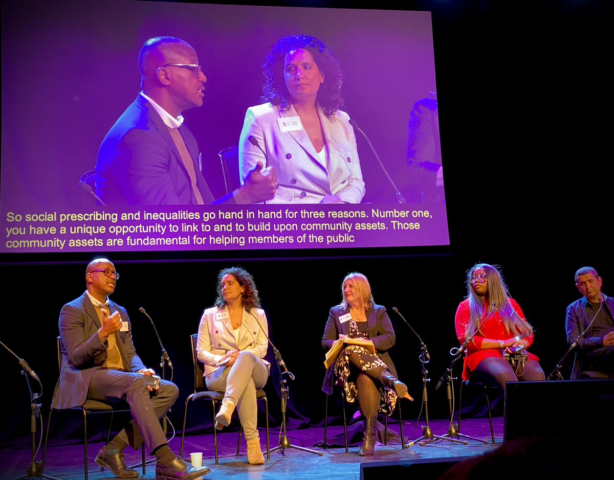 Final panel of a phenomenal #SocialPrescribingDay this is just the beginning of some critical constructive conversations about where we go from here. Social Prescribing IS the answer! <a href="/NASPTweets/">The National Academy for Social Prescribing</a> <a href="/DrRadhaModgil/">Dr Radha</a> <a href="/nicolagitsham/">nicola gitsham</a> <a href="/nalwuk/">National Association of Link Workers</a> #professorkevinfenton