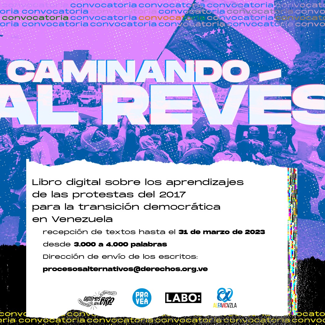 _Provea's tweet image. Las protestas del 2017 fueron un antes y un después para Venezuela.

¿Qué recuerdas de esos momentos? 

Participa en “Caminando al revés” un libro colaborativo sobre las lecciones y aprendizajes acerca de la Rebelión Popular del 2017.

Creando memoria, exigiendo justicia 📢