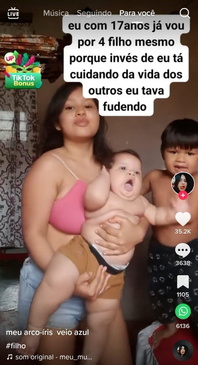 o tamanho da criança