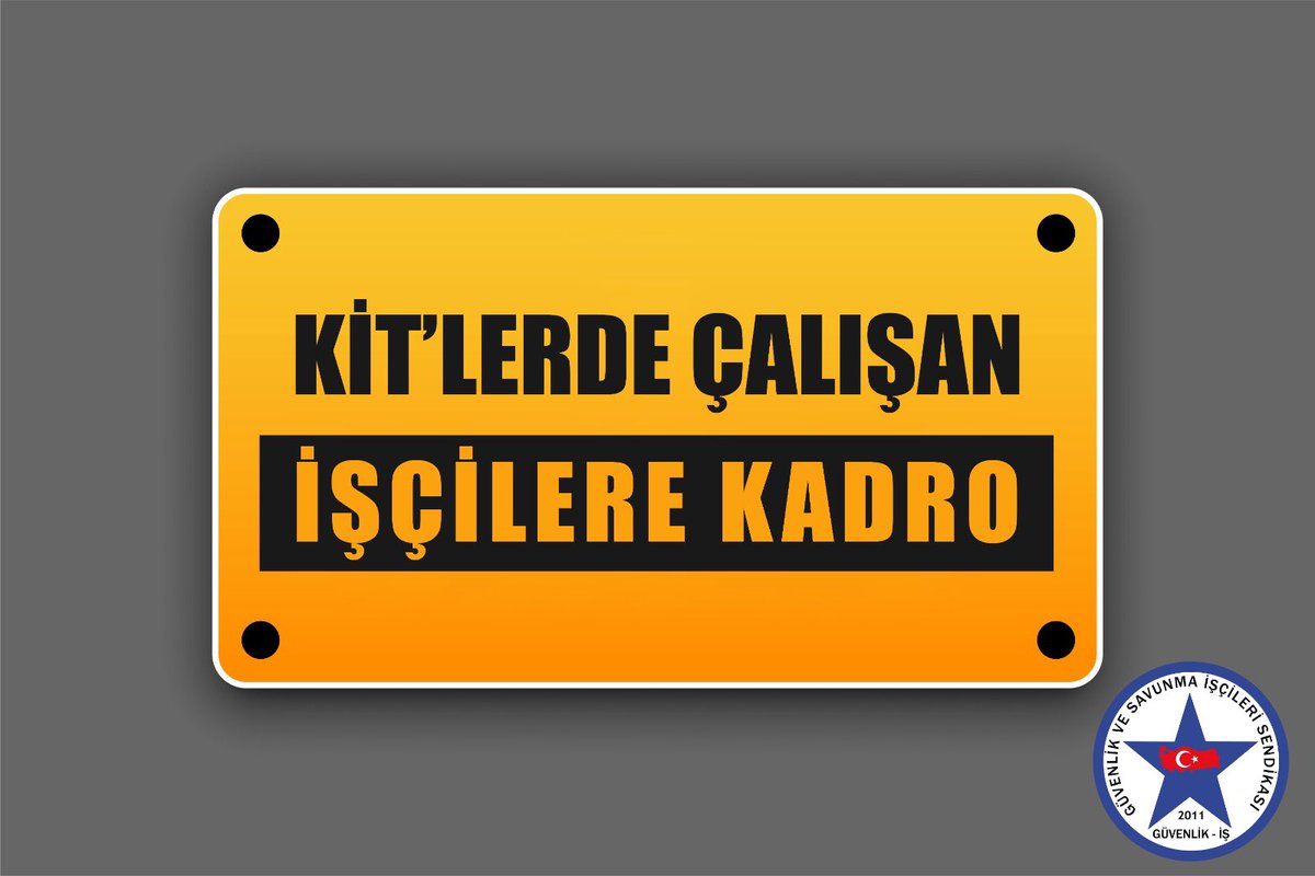 İnsanca Yaşam İçin Kadro İstiyoruz.
#sondosyaTAŞERON
#güvenlikişsendikası
#Türkiş