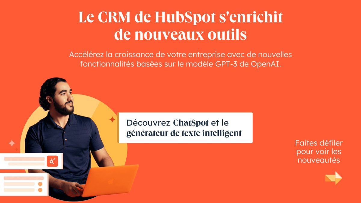 HubSpot France tweet media