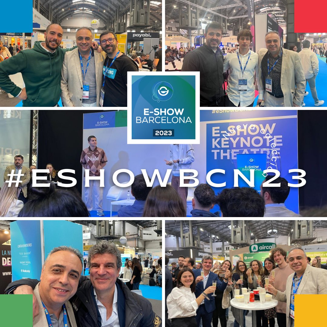 #eShowBCN23 │ ¡Eventazo!

Días geniales por Barcelona en la mayor Feria de marketing digital👏🏻

Ponencias, reencuentros, nuevos contactos y sobre todo mucho aprendizaje.
Cada día avanza todo más rápido y nos mantenemos a la vanguardia del sector

¡ Enhorabuena @eshowesp !