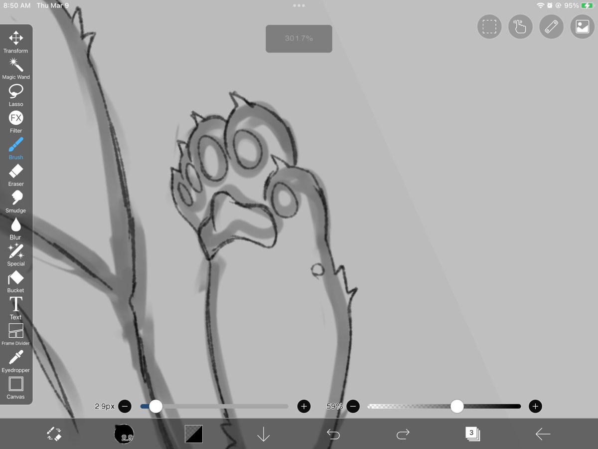 PRINCE_ASTONX's tweet image. Kinda proud of myself?? I never draw paws so this kinda looks good to me.. #art #pawpads