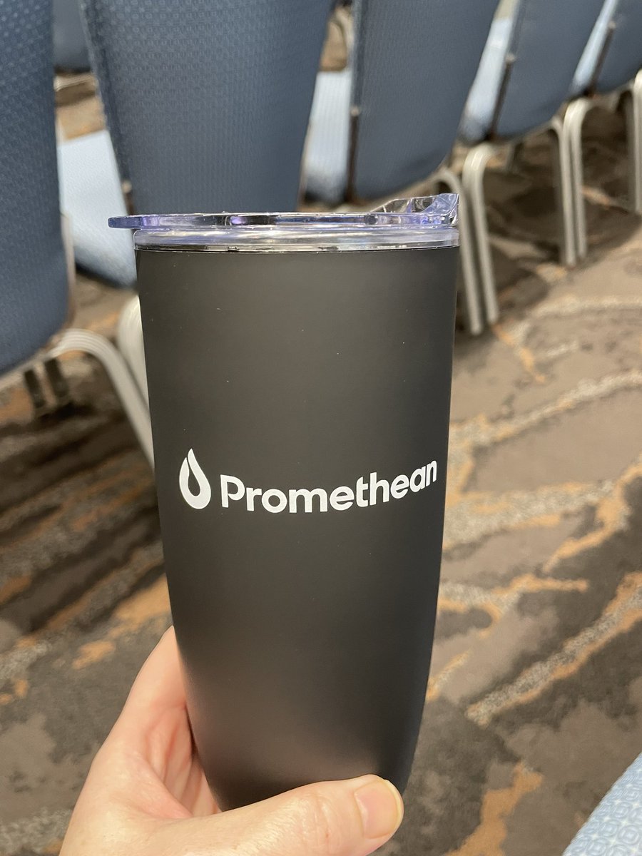 allisonmkurtz's tweet photo. I’m @ncties today with @AdamsBookDragon! I enjoyed my first session on how to gamify your Promethean Panel! I even won a prize with my team! 😊 #prometheanpanel #ncties23 #clear4takeoff https://t.co/9kGBXqHxzC