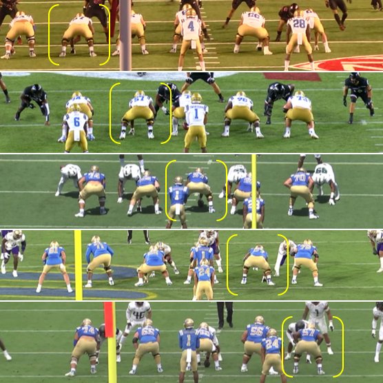 UCLA OL Jon Gaines II... Experience at all 5 OL spots in his college career. 

Versatility is Value.