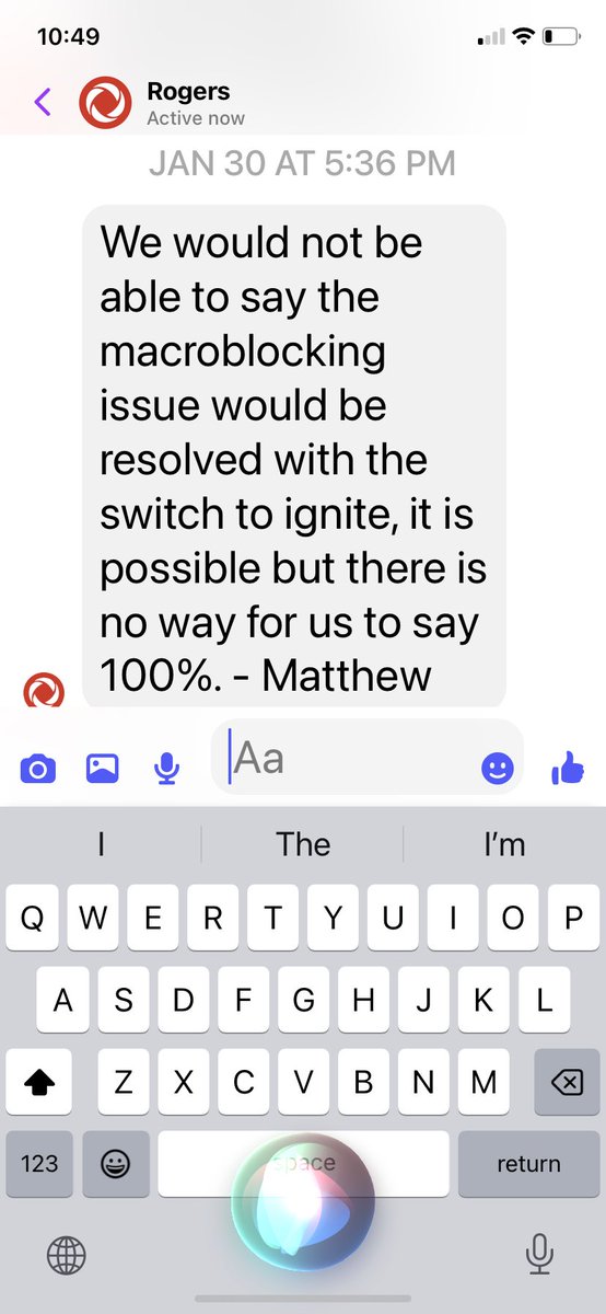 NeeMontreal's tweet image. ⁦@Rogers⁩ #MacroBlocking has meant blank screens, Loss of audio, &amp;amp; pixelation except during commercials 😅😙