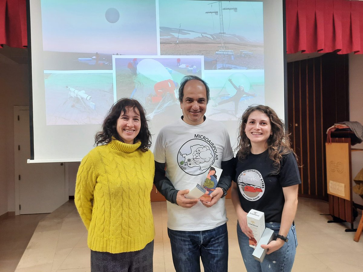 El pasado 1 de marzo, iniciativa de <a href="/AMPAIESHerreraO/">AMPA IES Herrera Oria</a>  y apoyo del dpto. de Biología del <a href="/IESCHerreraOria/">I.E.S. Cardenal Herrera Oria</a> , tuvimos el placer, alumnado de ciencias de 3º, 4º y bachillerato de escuchar a <a href="/Sofi_gm/">Sofi</a> y <a href="/jmendezpc/">Javier Mendez</a> su reciente viaje de investigación de microorganismos en la Antártida.