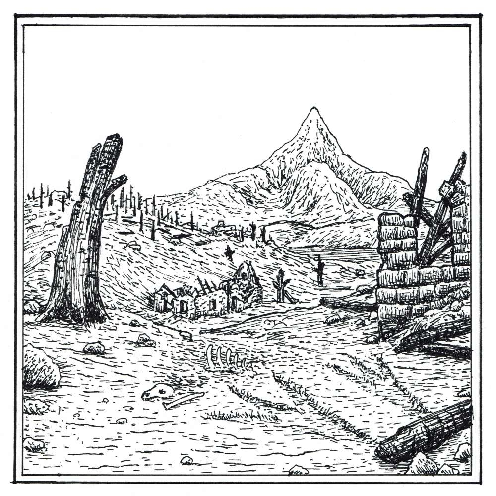 MatejCadil's tweet photo. The Desolation of the Dragon (2018) for #MiddleEarthMarch prompt 'Desolation'. Evil power always spreads desolation around itself, from cutting trees in the Shire to the dreadful wasteland of Mordor. This is somewhere in the middle: Bleak and barren, but able to be revived again. https://t.co/ZWK8veTROV