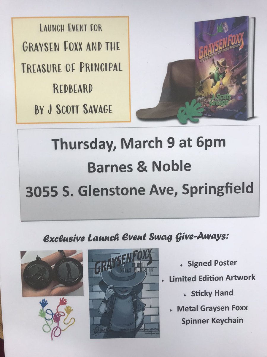Not only is he a talented author, he’s brave enough to visit schools the day before spring break starts! See him for a book signing at Barnes and Noble this evening 6 p.m.!! Thank you!!! <a href="/jscottsavage/">J Scott Savage</a> #spslib #authorvisit #graysennfoxx #booksigning #supportauthors <a href="/ReedAcademy1/">Reed Academy</a>