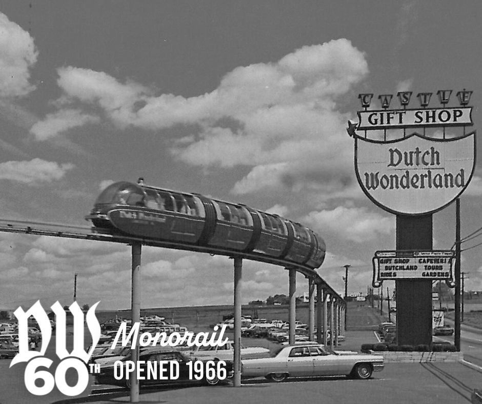FUNatDW's tweet photo. We're taking another trip down memory lane as we celebrate our 60th Birthday! π
Next up is our vintage original Monorail π this park-wide ride has been a staple in the park since 1966! Who loves a relaxing ride around the park?! π #DW60th https://t.co/9v7Rql3WBY