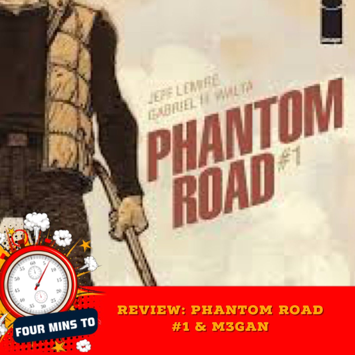 New episode alert! Did you miss the amazing first issue of the comic #PhatomRoad by @JeffLemire and @ghwalta? Or the horror movie #M3GAN? Got four mins? Got you covered! Check out my reviews for both! 

Spotify: bit.ly/41XAhMU 
Apple: apple.co/3Zy7a1a