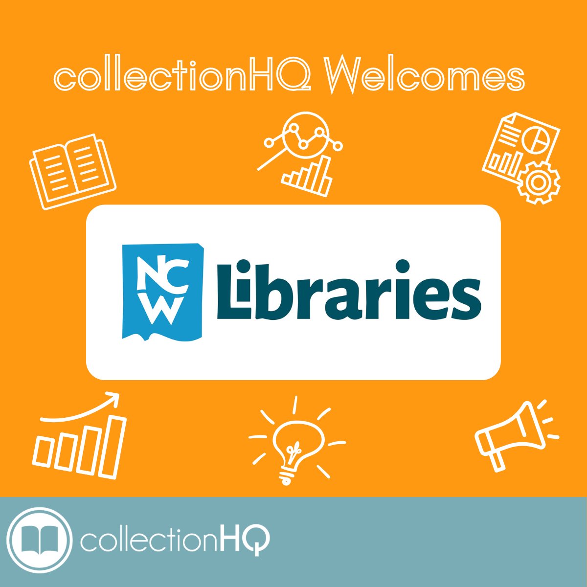 We're excited to welcome the team at NCW on-board as a collectionHQ customer! 

collectionhq.com/collectionhq-w…

#collectionHQ #publiclibraries #Libraries #LibraryTech #LibraryScience #Librarians #LibraryCommunity #LibraryAdvocacy #LibraryLife #LibrarySupport #librarytwitter