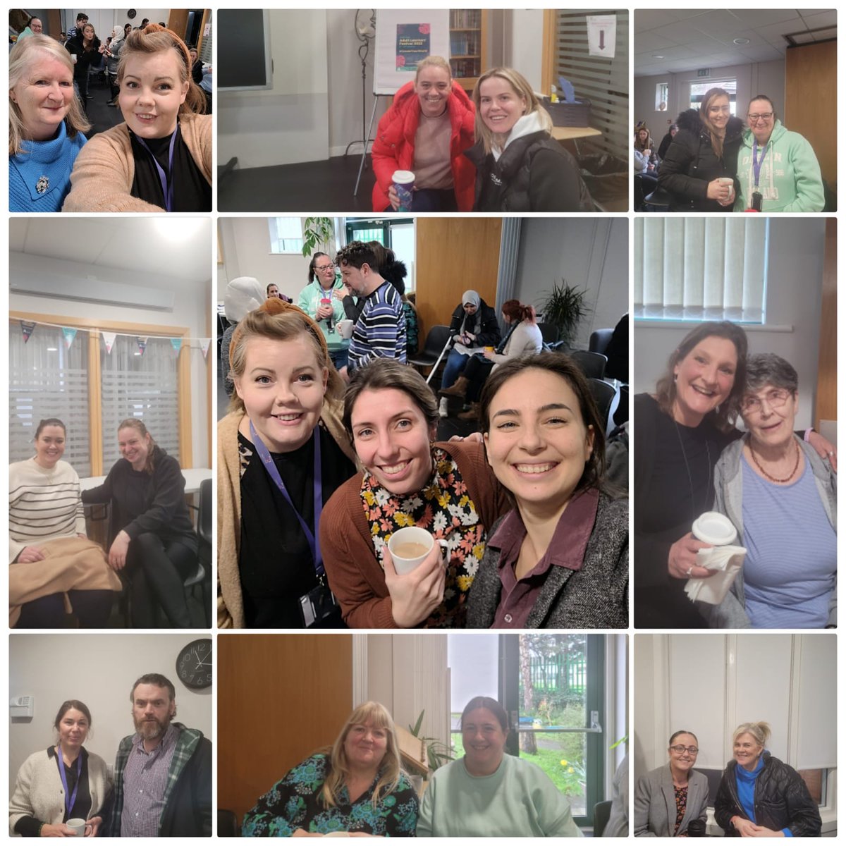 Great to see so many of our learners & our team chatting today & sharing their experiences of #LifelongLearning!  

A special event for our #DiscoverYourPath participants to meet with some of our #FurtherEducation learners during @aontas #ALF2023 🤩 

#EmpowermentThroughEducation