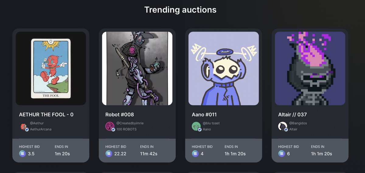 We’re on Trending!!! Lets GO!!!! Last hour!!!
<a href="/CxVirtuoso/">CxV</a> on the lead with 6 ◎