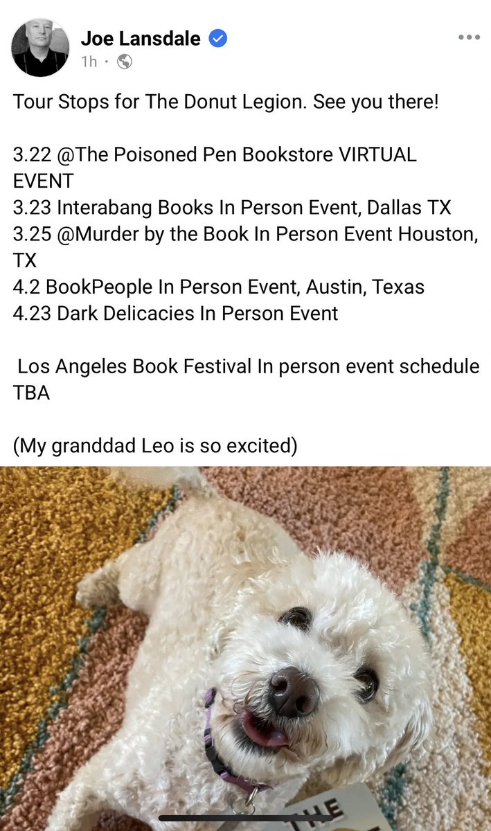 Joe Lansdale tweet media