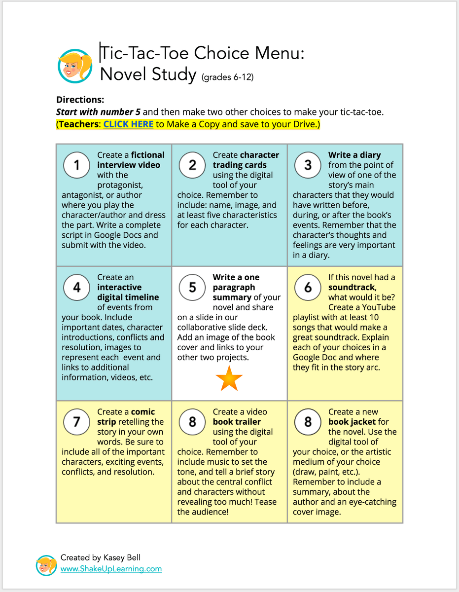 Interactive Learning Menus a.k.a. Choice Boards for the WIN! 

sbee.link/6nmk8p4qr7 via @shakeuplearning  
#edtech #teachingideas #edchat