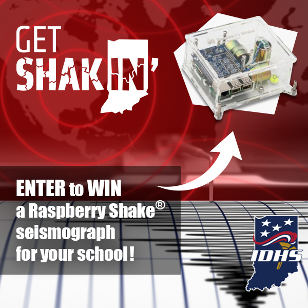 Calling all kids! Show us how you stay safe during an earthquake by entering our Get ShakIN video contest! Go to on.in.gov/get-shakin for more information #earthquakesafety #videocontest.
