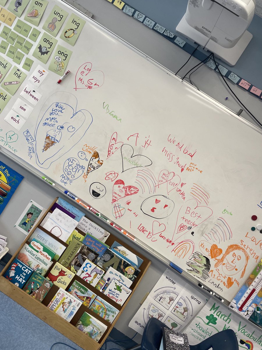 Walking into this after being out for a day is the reason why I love teaching! ❤️