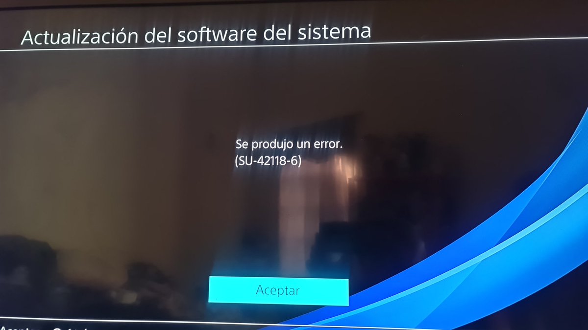 Saher_a_'s tweet photo. @PlayStation I tried everything in the safe mode menu, even the manual update with the USB, and nothing works. It was working perfectly fine before the mandatory ps4 10.50 update, I can't use my ps4 anymore.
Fix error su-42118-6
#ps4error https://t.co/IHXn2BuNCO