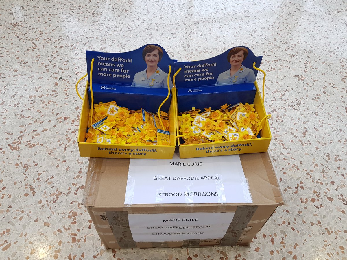 I know we are all having to think about what we spend and whether there is anything left over, so it was lovely to see so many people donating today when I collected for #GreatDaffodilAppeal Many of those donating shared memories of @mariecurieuk experiences