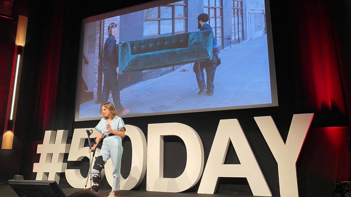 50Partners's tweet image. #courageuse
Olympe Chabert, co-fondatrice de Smart Back, solution de gestion des retours de meubles auprès des distributeurs , en direct du #50Day 2023  &amp;gt;&amp;gt; hopin.com/events/le-50-d…