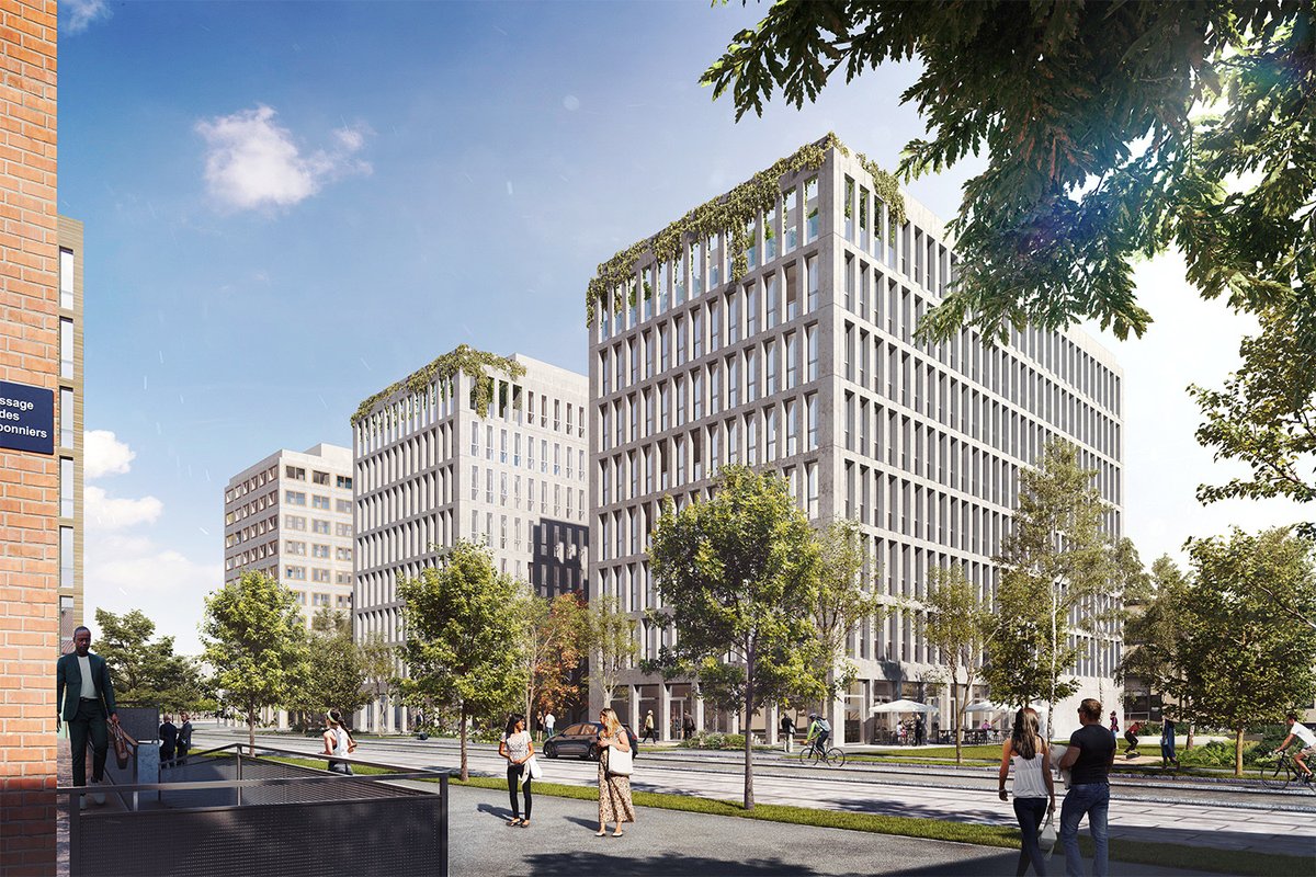 Icade_Officiel's tweet photo. #JeudiPhoto📸- Découvrez JUMP au cœur du Parc #Icade des Portes de @Paris à @aubervilliers93  (93).
Une vision renouvelée de l’immeuble de bureaux :
🏢Surfaces de travail optimisées,
☀️baigné de lumière naturelle,
🌿1 000 m²  d’espaces extérieurs végétalisés.
🔎 https://t.co/JeZ0NCtfD6