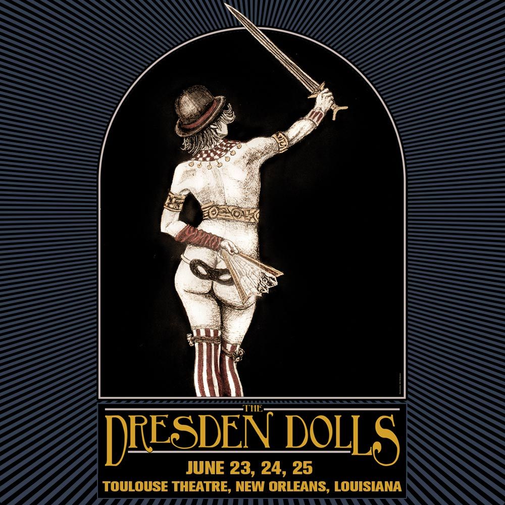 THE LAST CITY is....NEW ORLEANS! THE @dresdendolls TEENY CLUB TOUR IN THE USA is now complete: Denver, Co @OpheliasDen 5/19-21 Santa Fe, NM @MeowWolf 5/26-28 Orlando, FL @liveatthesocial 6/16-18 NEW ORLEANS, LA @toulousetheatre 6/23-25 Art @niki_mcqueen