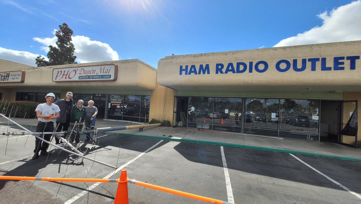Ham Radio Outlet on Twitter "End of an era as the tower at the San