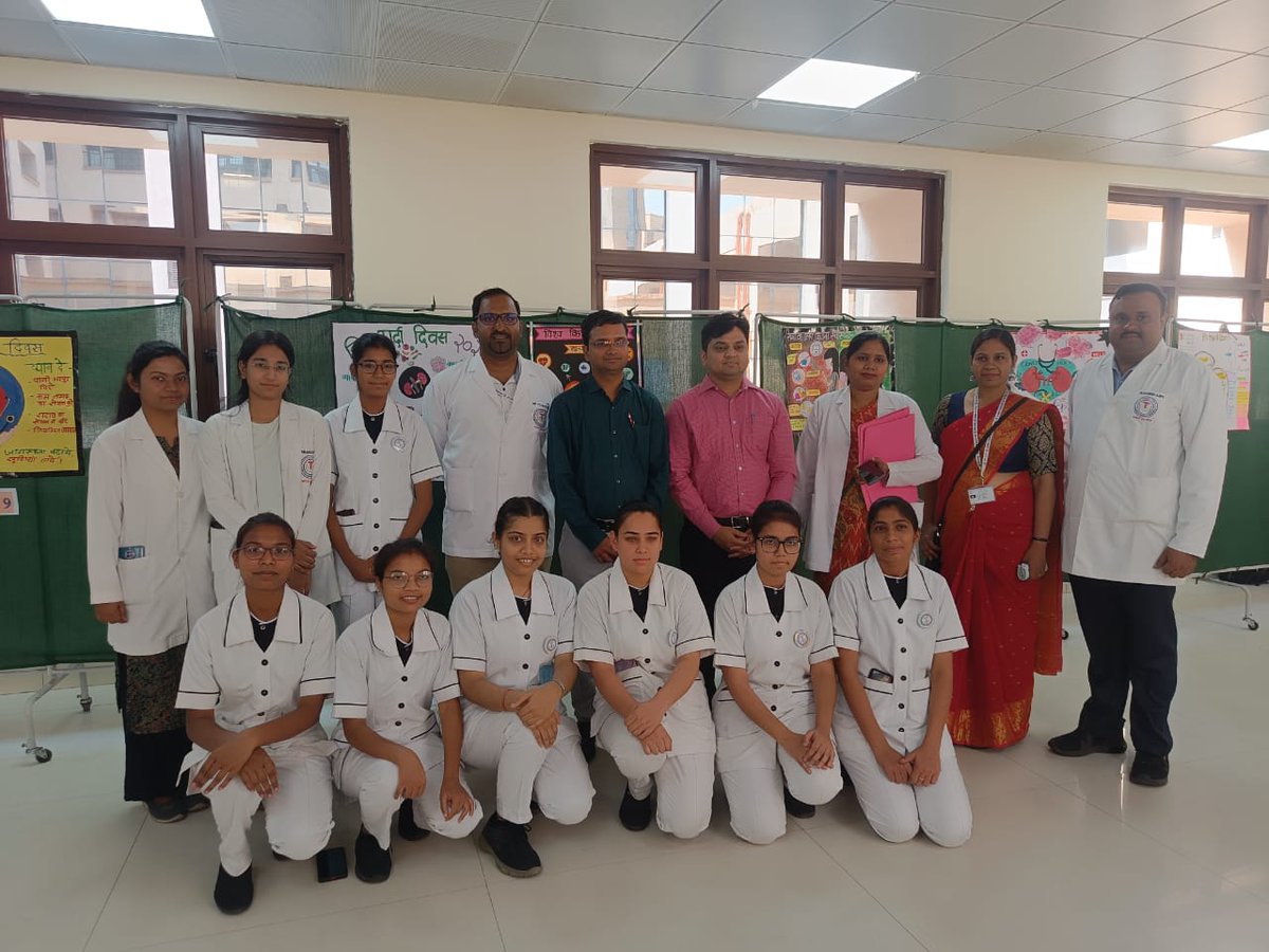 dr_rohitbadge's tweet image. WKD 23 @ AIIMS Raipur
Poster presentation by nursing students for awareness of kidney diseases.
Indoor games and prize distribution for our kidney patients.
@vinayrathoremd @Agarwalja_Aiims @ISNkidneycare @jaswanth627 @isn_india @uroamit1982