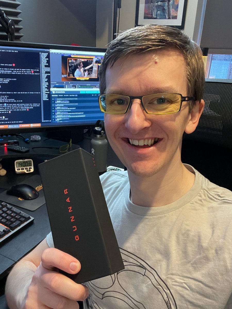 broughy1322's tweet photo. Big thank you to @GUNNAROptiks for continuing to support me &amp; my eyes by sending me a new pair of glasses with my up to date prescription! If you want to help protect your eyes when at the screen, check them out at https://t.co/N1x0c1cpvC &amp; use code Broughy for 15% off #affiliate https://t.co/jQJnn1SLtp
