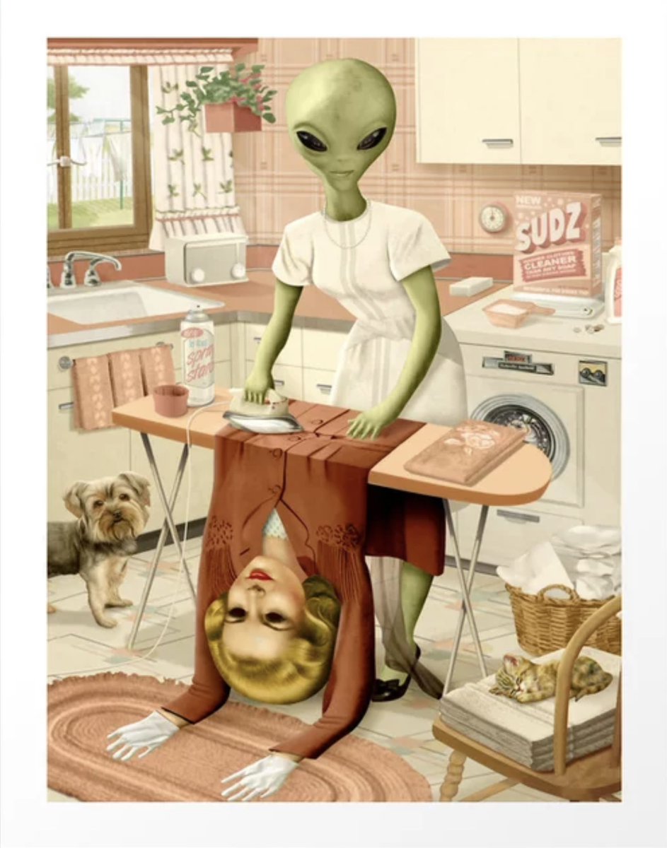 I Can Believe It …

#AliensAmongUs #TheXFiles #AlienConspiracy #AlienInvasion #LaundryDay #RetroSciFi 

Via: society6.com/product/laundr…