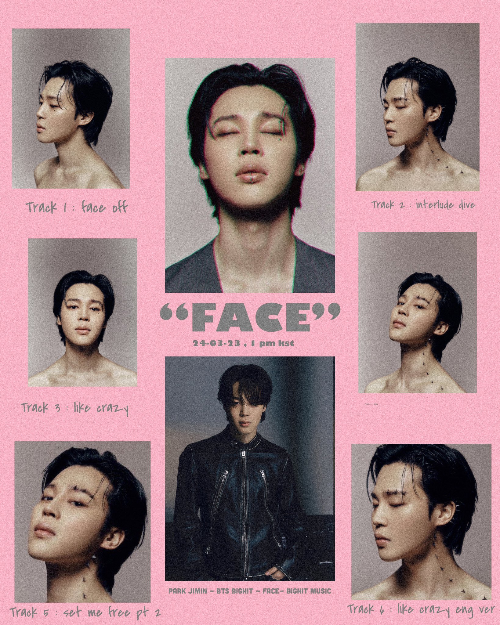JIMIN VOCAL  threads & analyses on X: “FACE” by park jimin poster ⭑ -  moodboards  / X