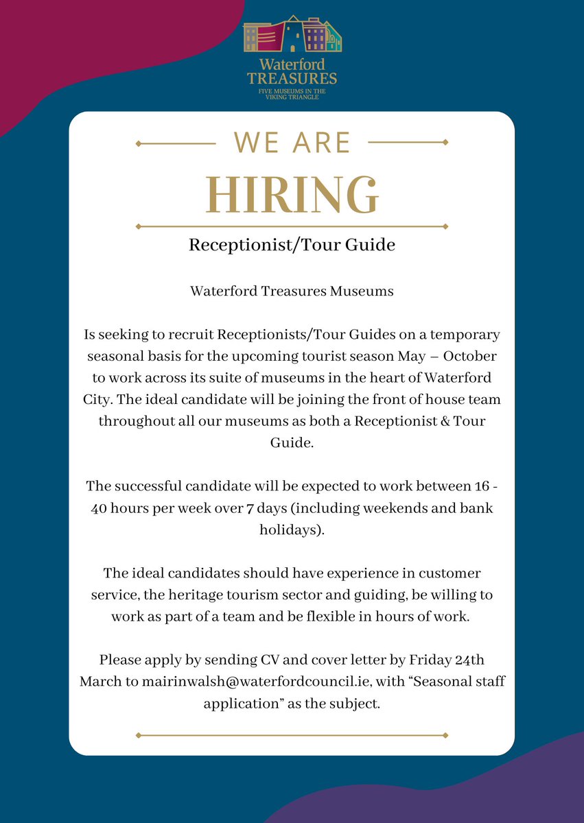 We are hiring! #jobfairy