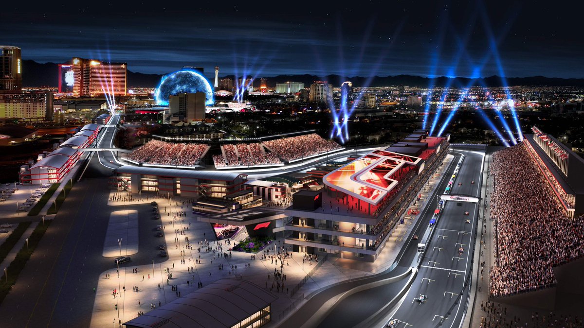New renderings of the Formula 1 Las Vegas Grand Prix circuit have been released