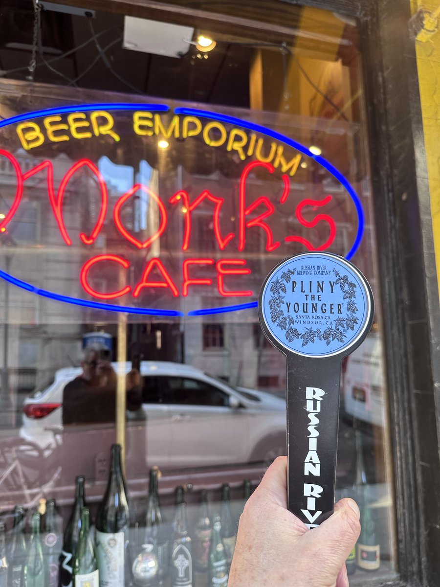 To celebrate the 26th Anniversary of ⁦@MonksCafePhilly⁩ we will be tapping a 1/6 keg of #plinytheyounger at Noon and our second, and last, keg at 5PM today. A free 5oz glass to all our loyal fans until each keg is emptied. 1 per guest. Thanks for being awesome Philly!