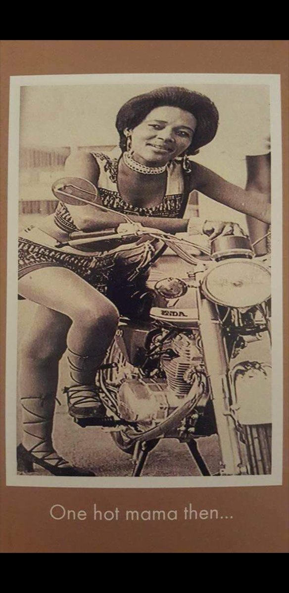 Feliciamabuza's tweet photo. @RediTlhabi π
π€£πππΎ
Bona gerl!π€£ Check out that #Honda commercial.π€£ We had no stylists. We use to style ourselves. Here, sampling the #kenteprint in the 70s.
Evelyn Kente (pardon the pun), was the fashion icon of the 70s indeed. She was the brand ambassador of the 70s. https://t.co/ZwKePNmZoC