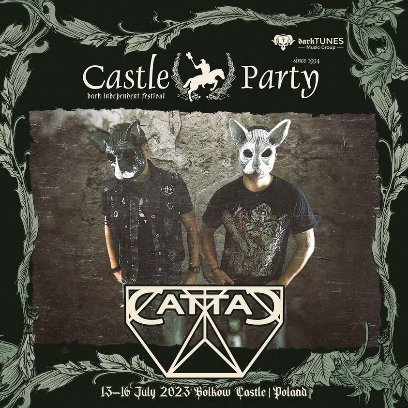 KrzysztofRakow3's tweet photo. CattaC is a mysterious German duo characterised by an original, dark electronic sound inspired by the 1990s.
https://t.co/5YRv07om5c
#cattac #castlepartyfestival #goth #electronicmusic #ebm #darkelectro #gothrock https://t.co/7Qa1Ngwclc