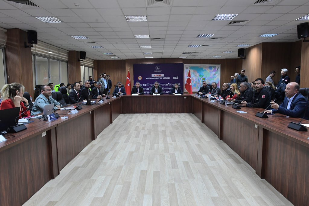 #Adana’da Güvenlik ve Acil Durumlar Koordinasyon Merkezi’ndeki toplantıya iştirak ettik. 

İlimizde 13 Mart’ta eğitim öğretime başlayacak şekilde planlamamızı sürdürüyoruz.