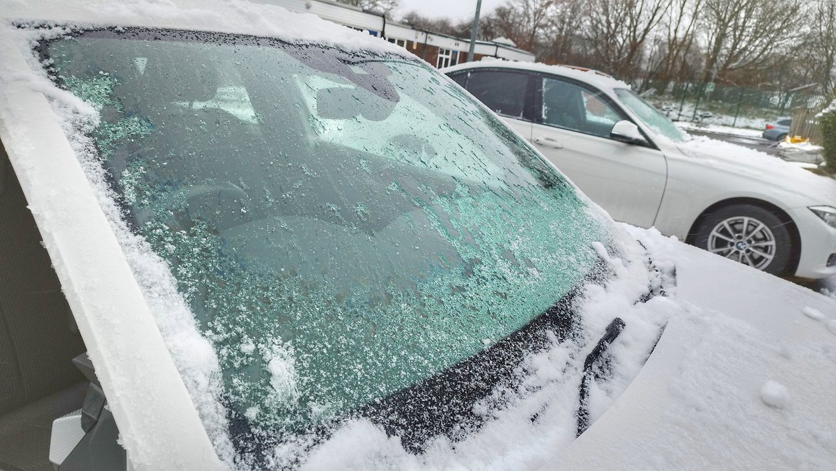 Getting out at the end of a long day to find the site manager has scraped every teacher's car clear of snow.

💙💜💙💜