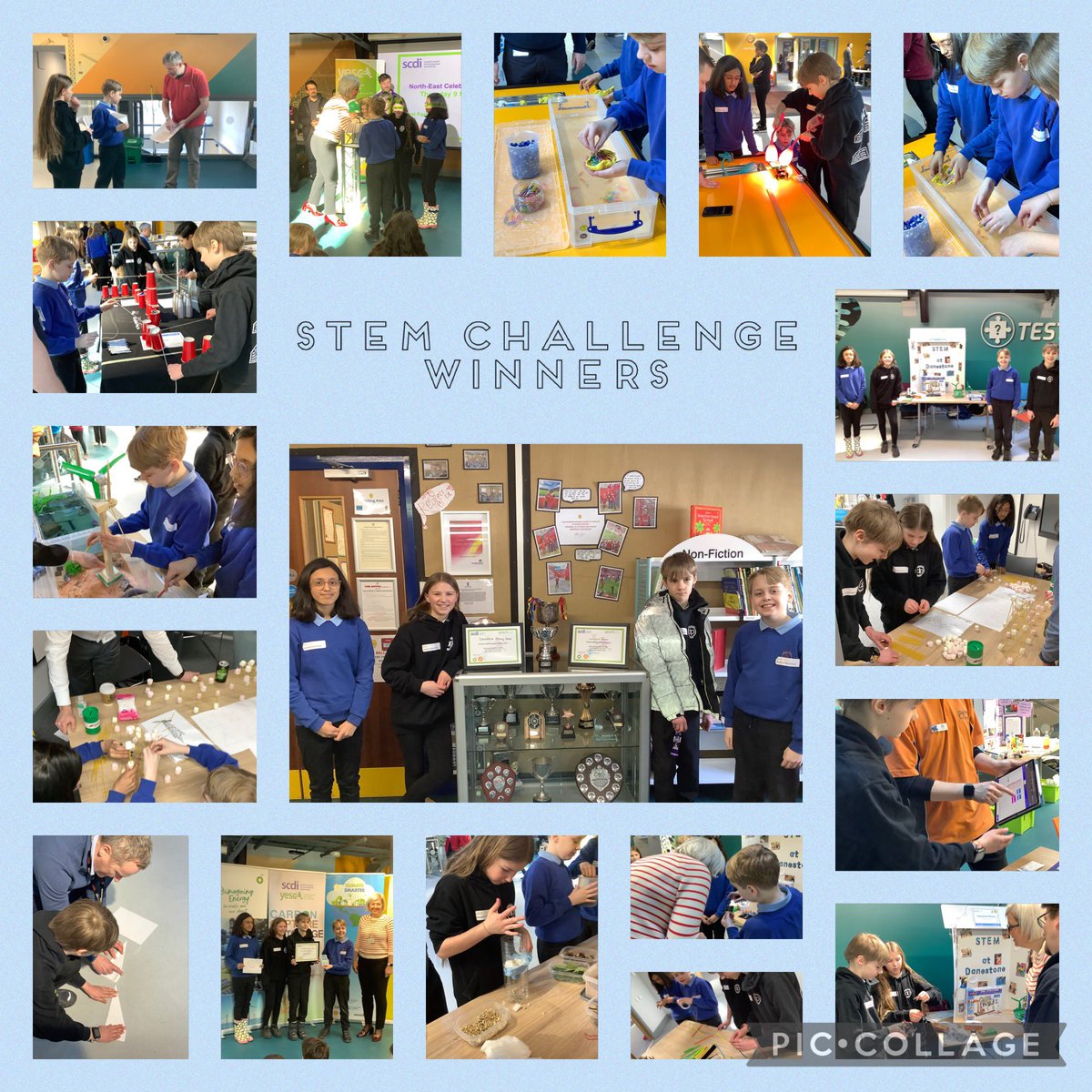 Huge CONGRATULATIONS to our STEM Ambassadors who won the Primary STEM Challenge Award at todays #NorthEastCelebrationofSTEM event <a href="/AberdeenSci/">Aberdeen Science Centre</a> #BurstingWithPride @scdiYESC <a href="/DanestoneP/">Danestone Primary</a>