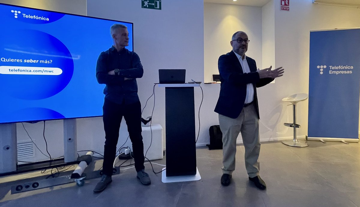 Julián Vinué (@julianvinue) on Twitter photo Hemos estado dos días en Valencia presentando a nuestros clientes las experiencias que desde <a href="/Telefonica/">Telefónica</a> presentamos en el #MWC23 #TelefonicaMWC #TESTE Hemos estado dos días en Valencia presentando a nuestros clientes las experiencias que desde <a href="/Telefonica/">Telefónica</a> presentamos en el #MWC23 #TelefonicaMWC #TESTE