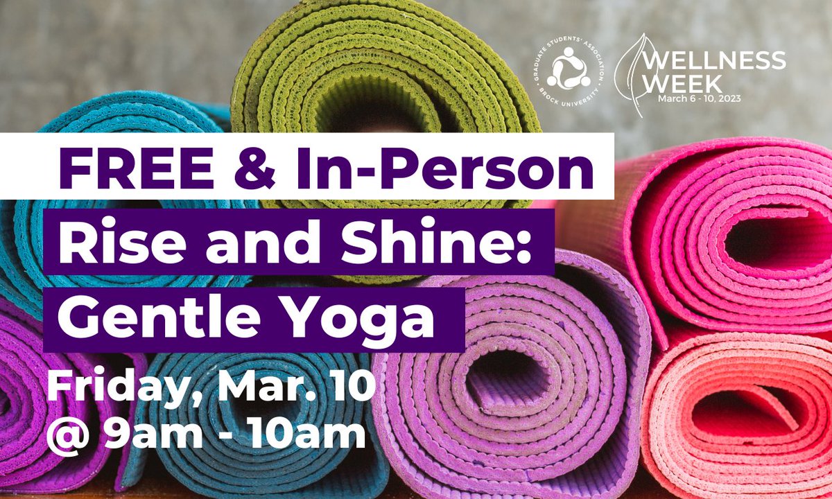 Join us in Pond Inlet tomorrow at 9 a.m. to start your Fri-yay morning with Gentle Yoga!☀️ 🧘
RSVP ⬇️
experiencebu.brocku.ca/event/232051