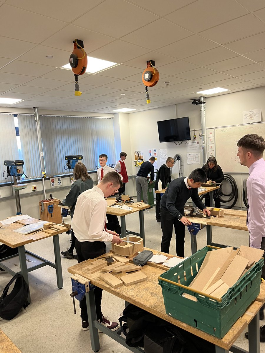 stambrose_det's tweet photo. DET supported study in full swing. Great to see so many S4 pupils putting additional work into their Design & Manufacture and Practical Woodworking models.
#FAITHinlearning https://t.co/1JbYfmBN4a